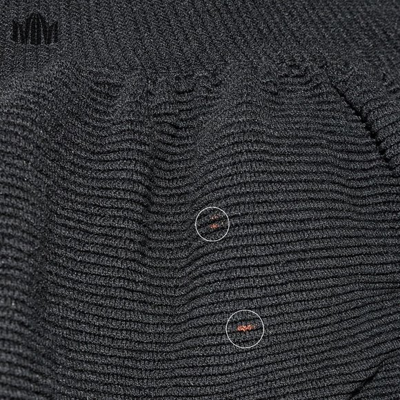 Valentino | Black Stretch Knit Short Sleeve Dress - Picture 12 of 13